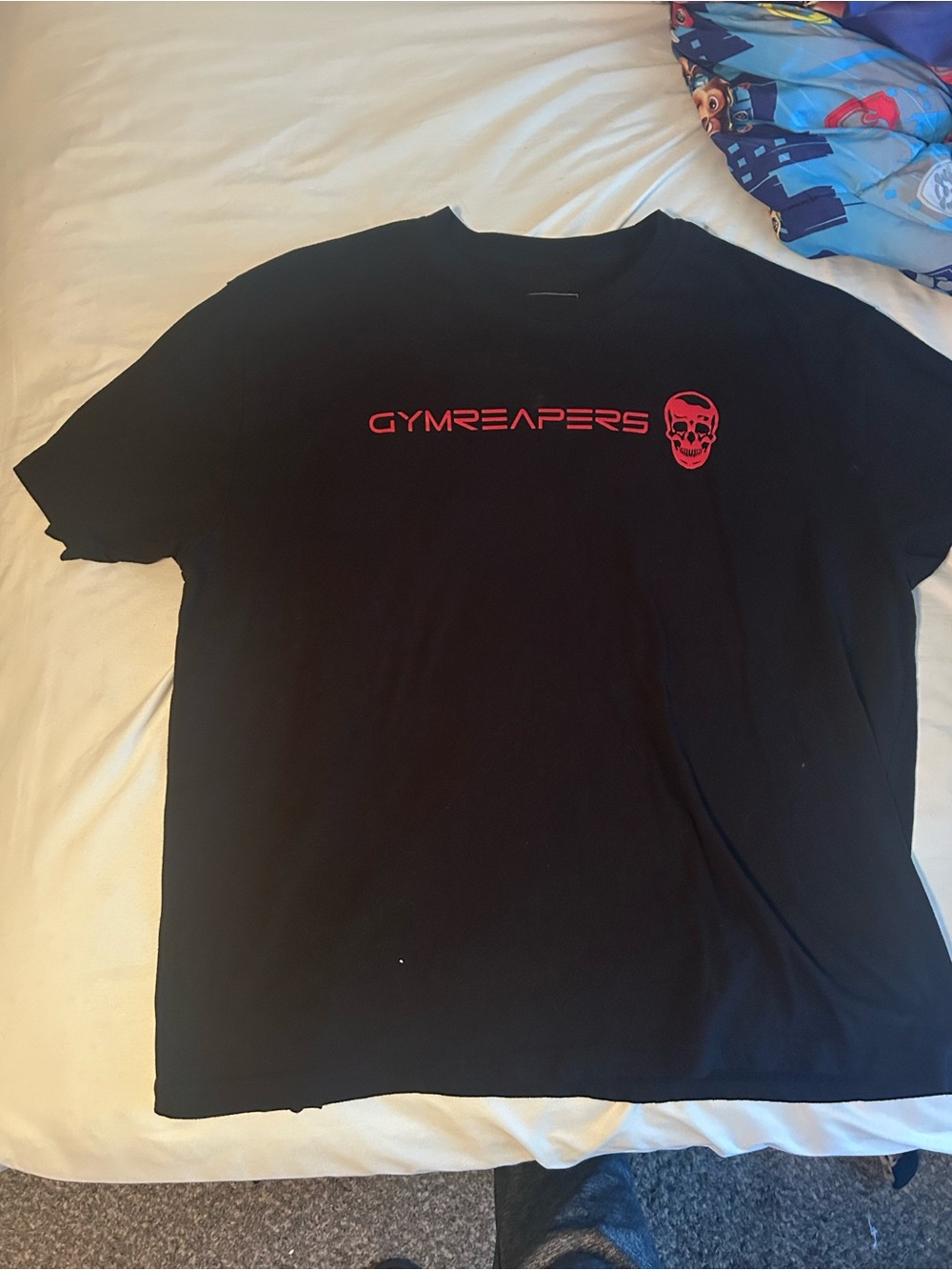 GYMREAPERS black/red logo t shirt